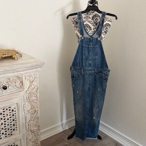 Levi’s Strauss Vintage Distressed Women’s Denim Overalls Size Small